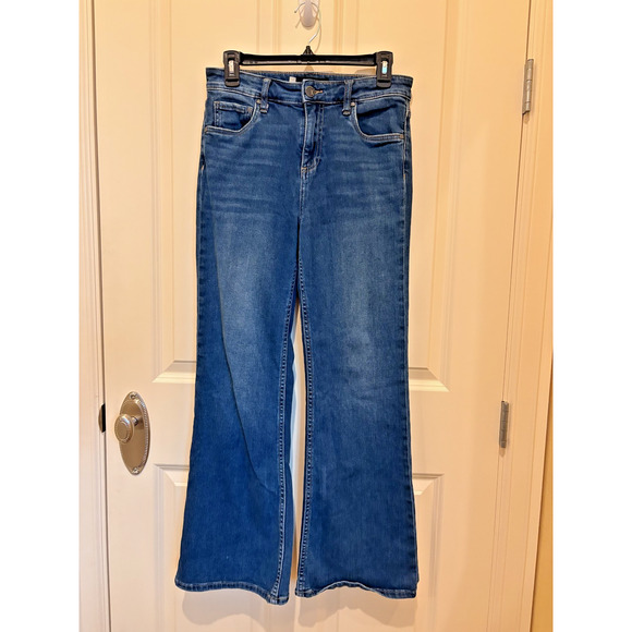 KUT From The Kloth Women’s Jeans Size 4 Bootcut Blue Stretch Denim - Picture 1 of 5